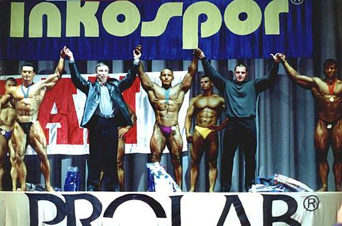 Победители категории до 90 кг. Слева направо: Олег Шпилиотов, Алексей Сафронов, Денис Сакович