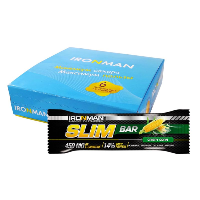 Slim Bar с L-карнитином, шоу-бокс 6x50г