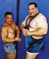 Василий Камышников - вес 70 кг и Александр Матвеев - 170 кг