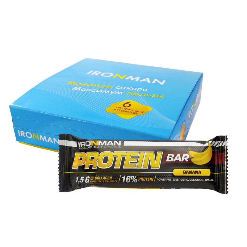 Protein Bar с коллагеном, шоу-бокс 6x50г, карамель