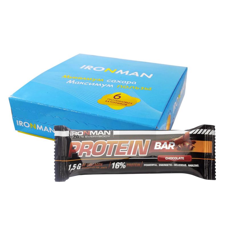 Protein Bar с коллагеном, шоу-бокс 6x50г